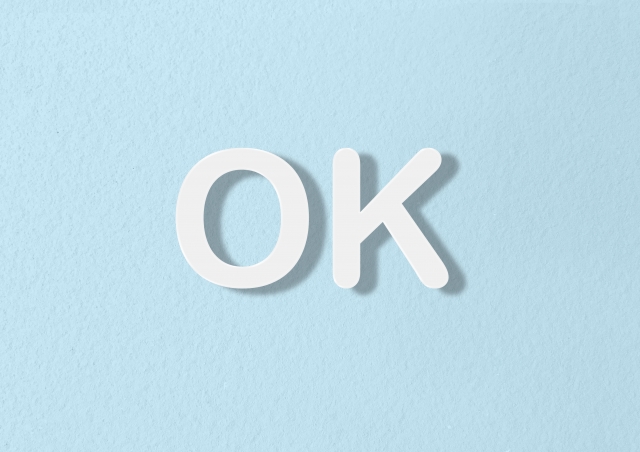 OKという文字